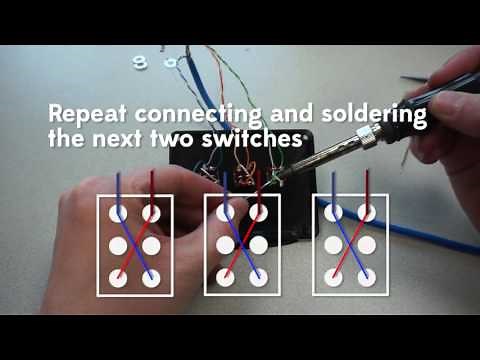 How to wire DPDT switches