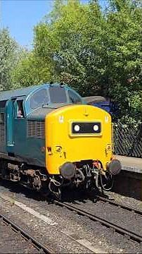 Pure Diesel Roar Under the Canopy! BR Blue Class 37 Number 37264 Run-Around at Pickering