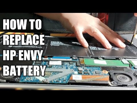 HOW TO REPLACE LAPTOP BATTERY - HP ENVY