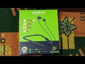 Oraimo Shark 3 Neckband Wireless Earphone review and unboxing ll