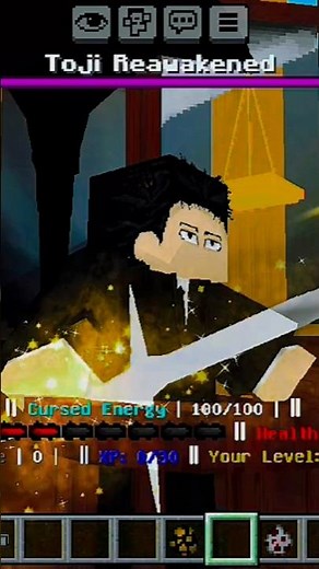 Higuruma:Judgment Day Vs Toji:The Sorcerer Killer | Minecraft Jujutsu Awakening Addon mod mcpe 1.21+