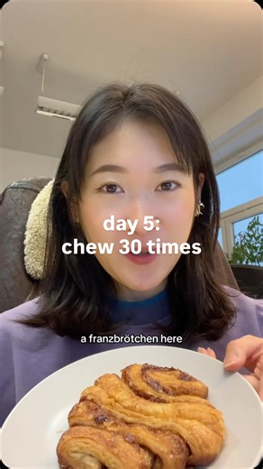 Lexie on Instagram: "day 5/60 of doing 1 micro-task everyday to make my brain feel different: chew 30 times"