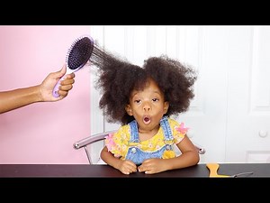 BABY AALIYAH'S NATURALLY CURLY HAIR TUTORIAL | Curly Natural Hair Routine