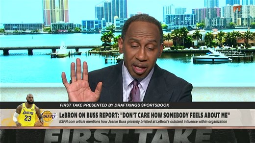 "His level of production on behalf of the Los Angeles Lakers and the way that he has represented that franchise needs to be applauded, not insulted." Stephen A. Smith shares his thoughts regarding Jeanie Buss' comments on LeBron James ✍️ | ESPN First Take