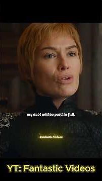 Cersei vows to pay the Crown's debts. #gameofthrones #cerseilannister #movie