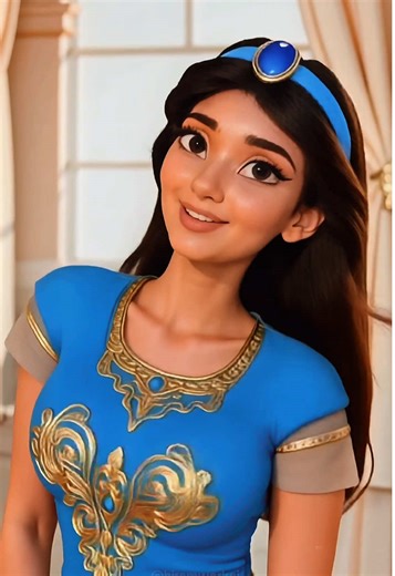 Princess Jasmine 💙 #disney #jasmine #aladdin #animation #trending | Princess Jasmine