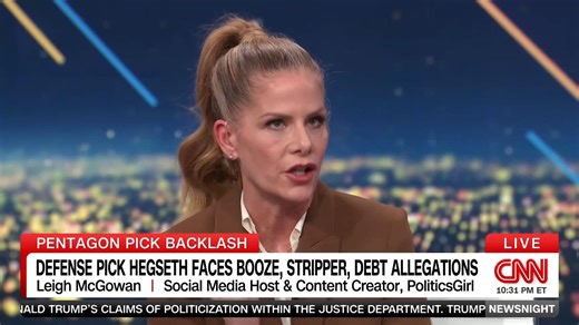 771K views · 40K reactions | I was ripped to shreds on #CNN for standing up for the safety of the American military before Hegseth was hired. Told I was a “disgrace” who should be “ashamed of myself”, berated through the commercial break and threatened with defamation. Look where we are now. | Politics Girl | Facebook