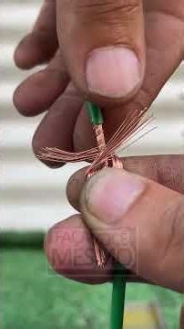 The legendary electrical splice that few can master #AmericanBuilds #SmartFix #DIYRepair