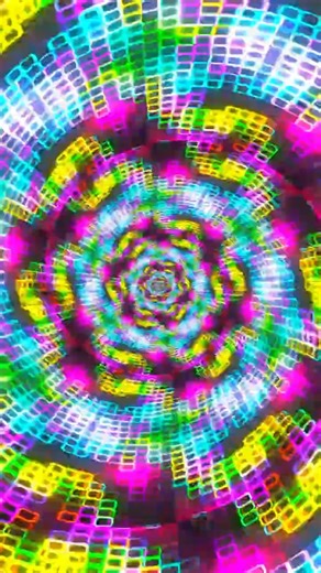Trippy Multicolored Animation Spiral #shorts #trippy #digitalart #psychedelic