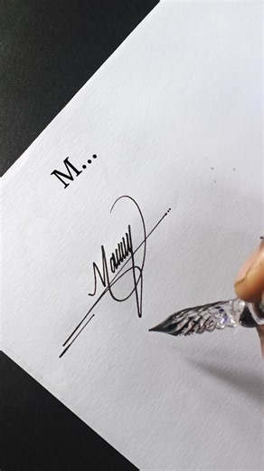 Best M Signature Design ✍️ | Stylish & Professional Signature Ideas #Shorts