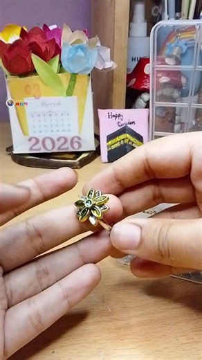 Handmade ring making 💍 | Jewellery making ideas 💡| #trending #youtubeshorts #diy #smallyoutuber