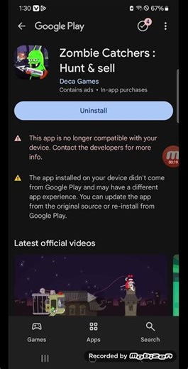 Zombie Catchers This App Is Longer Compatible With You Device Google Play