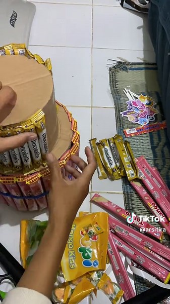 Tutorial Membuat Snack Tower 3 Tingkat