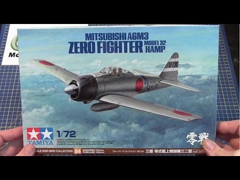 Tamiya 1/72 Mitsubishi A6M3 (Hamp) Zero Fighter Model 32 # 60784 www.eModels.co.uk
