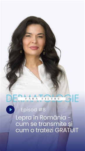 Cosmina Sandor on Instagram: "Te temi de lepră? Iată ce trebuie să știi! În contextul celor 2 cazuri apărute la Cluj, iată 2 lucruri esențiale pe care trebuie să le știi: ✅ Nu se ia ușor: e nevoie de contact prelungit piele pe piele, nu se transmite printr-o simplă atingere. ✅ Există tratament: boala se vindecă dacă ajungi la timp la doctor. #dermatolog #Cluj #lepra #DrCosminaSandor #DermatologieFaraFiltru"