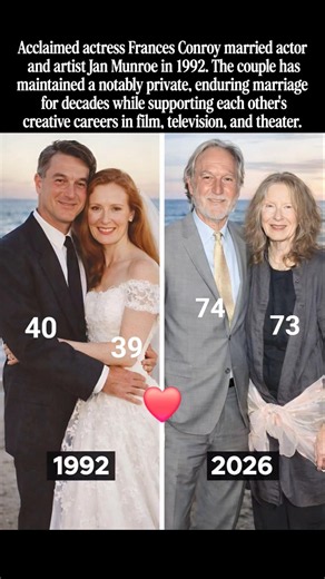 Frances Conroy and Jan Munroe have shared a private, lasting marriage since 1992