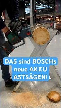 😱 BOSCH's new MINI CHAINSAWS are here! GKE 18V-20 and GKE 18V-15 in the SPEED REVIEW #shorts #diy