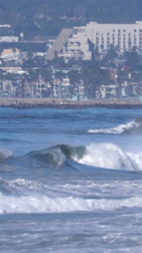 I filmed these El Porto waves from the Manhattan Beach Pier during the last swell with my new lens. This lens (Canon 200-800mm) has some insane reach Canon USA | Brad Jacobson