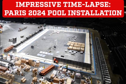 Impressive time-lapse: Installation of the swimming pools for the Paris 2024 Olympic Games - MarcaTV