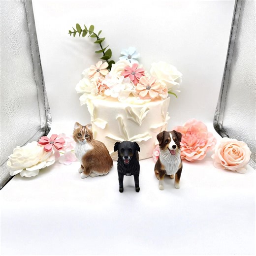 Custom Cat Cake Topper: Personalized Pet Figurine With Bowler Hat - Etsy