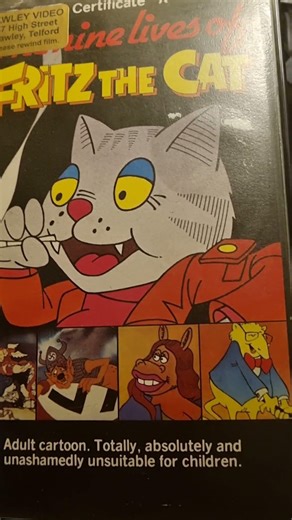 new to my betamax Collection the nine lives of fritz the cat