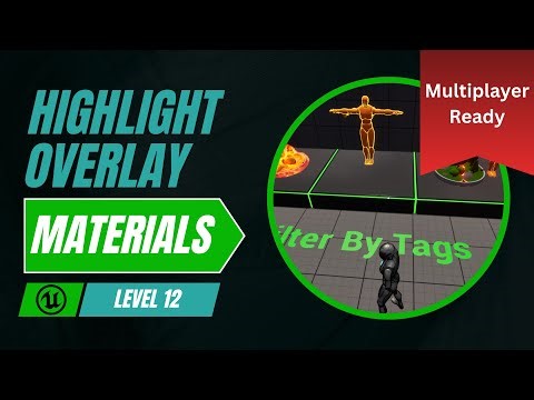 (12/12) [ Multiplayer Interaction ] Unreal Engine Highlight/Overlay Material Tutorial | #ue5