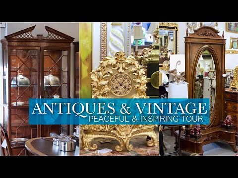 2023 Antiques Vintage Luxury Interior Design Shop Walking Tour! Elegant Decor Furniture CLASSIC Home