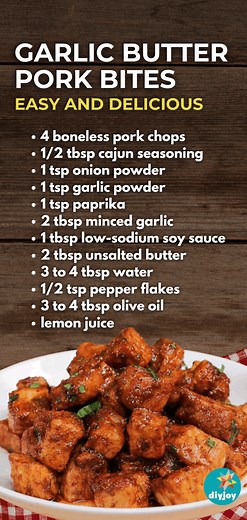 Garlic Butter Pork Bites Recipe