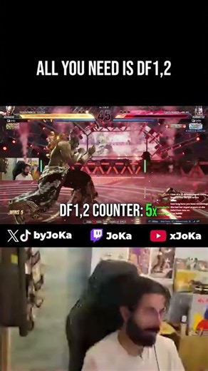 ALL YOU NEED IS DF1,2 #tekken #tekken8 #fyp #fypシ #shorts #fgc #gaming