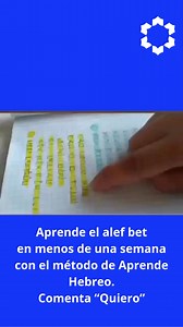 ✨ ¿Sabías que puedes aprender el alef-bet en menos de una semana? 😱 Con el método de Aprende Hebreo, el hebreo deja de ser complicado y se convierte en una experiencia divertida y práctica. 🎥 Mira el video completo y da tu primer paso hacia el hebreo hoy mismo. 🔗 #AprendeHebreo #AlefBet #Idiomas #HebreoFácil | Aprende Hebreo Online