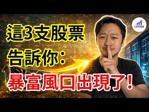 3支股票，告訴你：美股的下個暴富風口，已經出現！ 【D的財富鏈/AI投資/股票MRVL VRT AVGO】