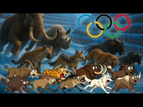Ice Age Olympics Prehistoric Animals | Olympic Games | Zazzy Melody