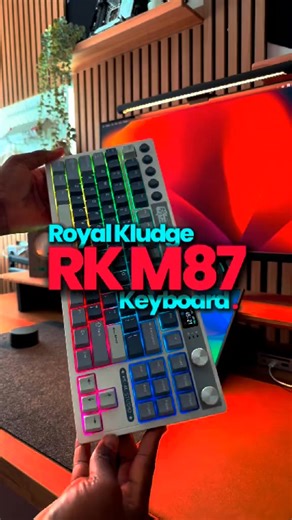 Thanks to for sending out this lovely RKM87 keyboard. #royalkludge #keyboard #tech #techreview #RKM87 | EmTech