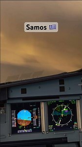 Aegean A320 landing at Samos 🇬🇷 🛬 #aviation #shorts