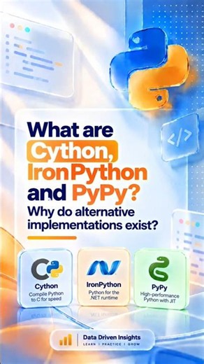 Cython vs IronPython vs PyPy — What's the Difference?