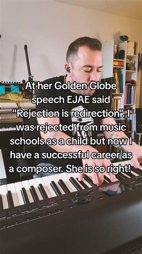 "Rejection is redirection". #newmusic #piano #kpop