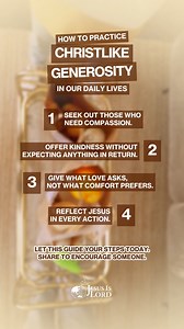 When we give generously, it brings us to a deeper level of serving God, motivating us to act selflessly and devote ourselves wholeheartedly. 🎁🙌🏻 #HolySpiritBreakthrough #GenerosityThatAbounds | Jesus Is Lord Church Worldwide