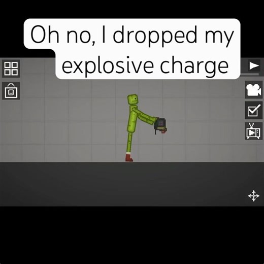 Oh no, I dropped my explosive charge
