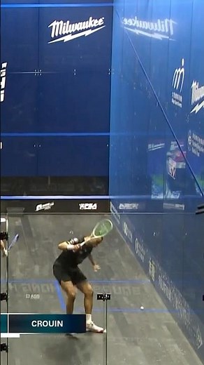 Absolutely hammered down the line from Asal 💥Top seed in control 😮‍💨 #squash #sports