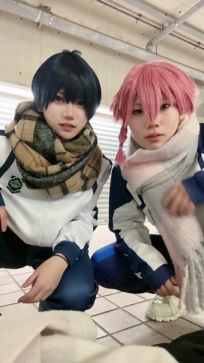 🦈@ももの #コスプレ #cosplay #ブルーロックコスプレ #bluelockcosplay #潔世一コスプレ #黒名蘭世コスプレ