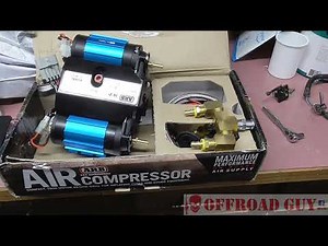 ARB air compressor installed on the Power Wagon