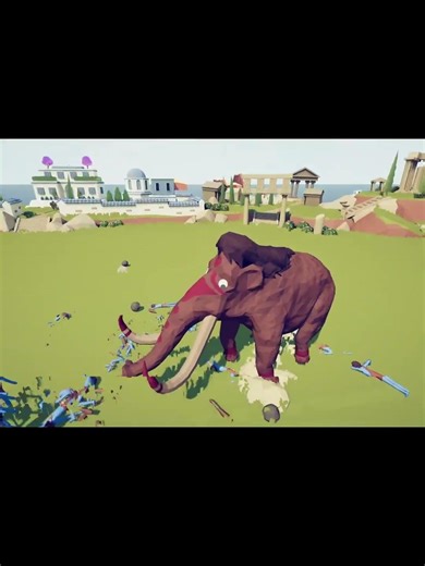 Mammoth VS Caveman👀