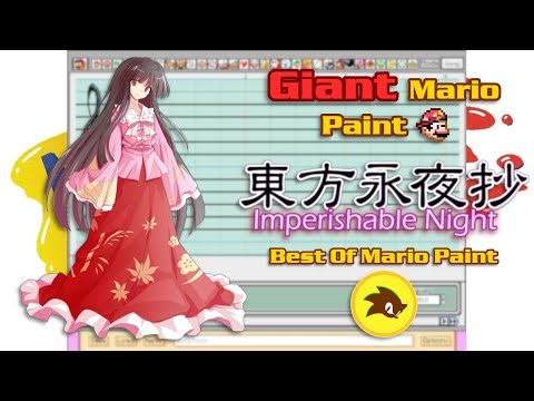 Best of Mario Paint - GMP - Touhou 8 - Flight of the Bamboo Cutter ~ Lunatic Princess *Remade*