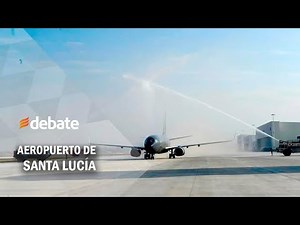 AMLO la primera persona en aterrizaren el nuevo Aeropuerto de Santa Lucía