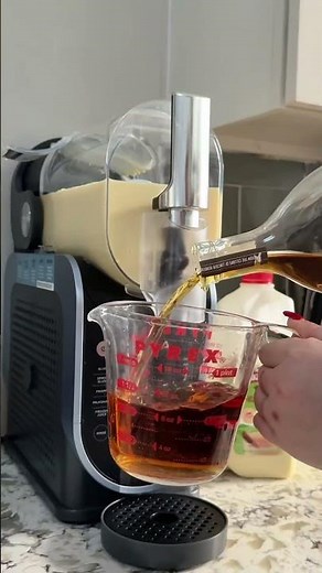 Ninja Slushi Spiked Eggnog Easy Recipe! #ninjaslushi #eggnog #spikedeggnog