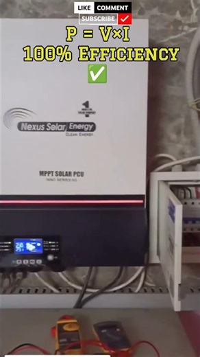 ⚡MPPT Or PWM Solar Inverter 💡30% Power Loss 🧪P=VI 🔥Working Principle Explained #shorts #engineering