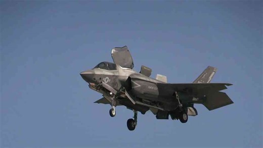 Watch the F-35B stop midair and hover like a helicopter