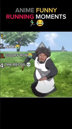 Top 4 Anime Funniest Running Moments🏃‍♂️😂... The Last One Is Absolutely Wild