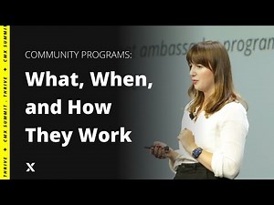 Community Programs: What, When, and How They Work | Mindy Day