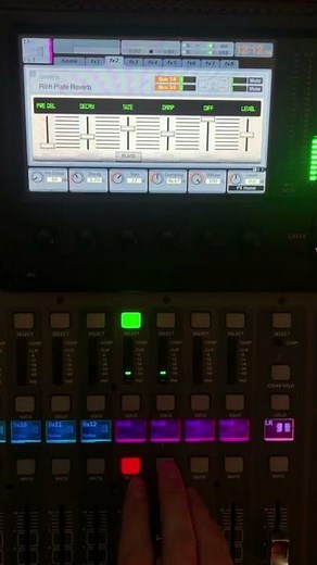 Behringer X32 hall reverb vs. plate reverb